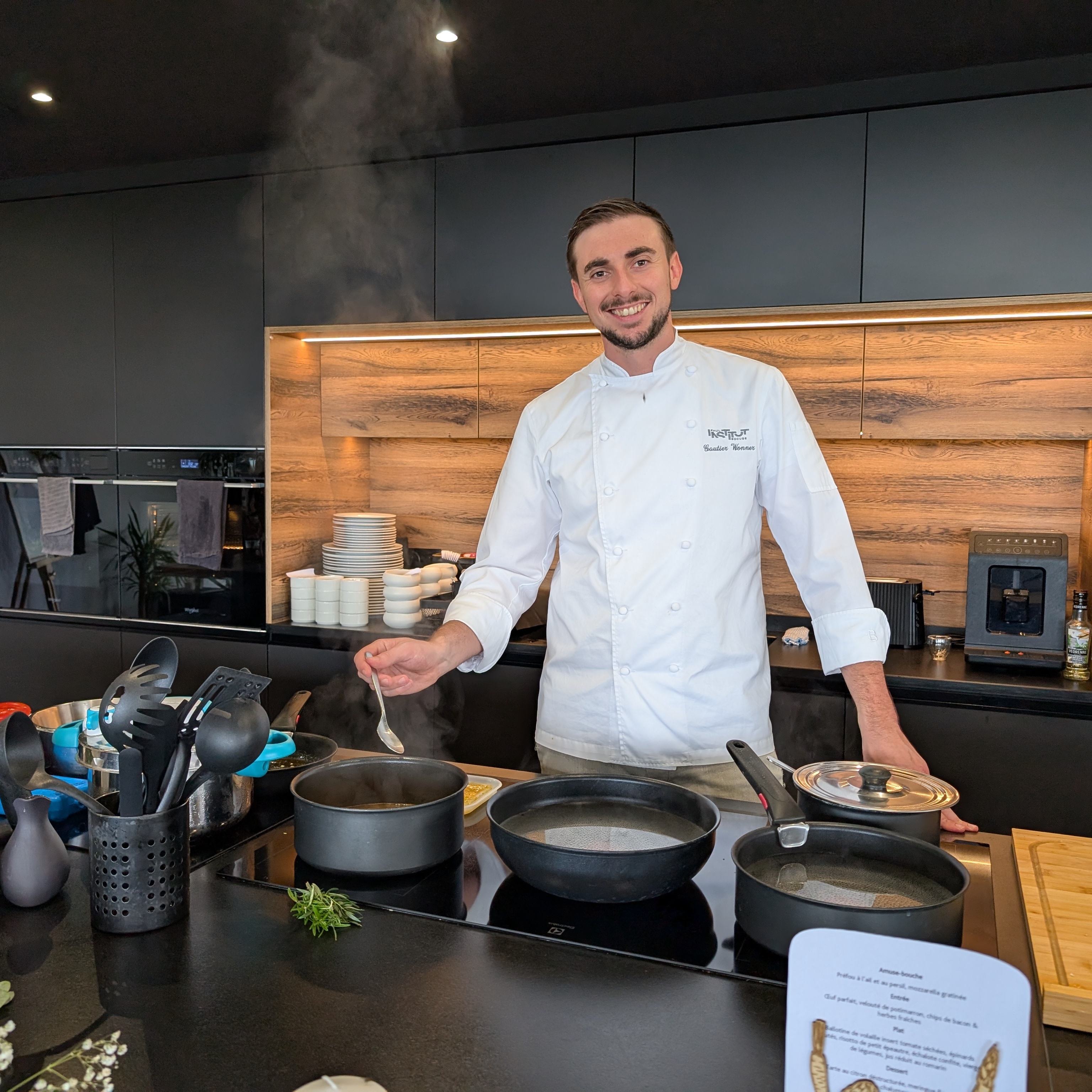 Gautier Wonner, de l’Institut Paul Bocuse à la cuisine privée à Saint-Étienne